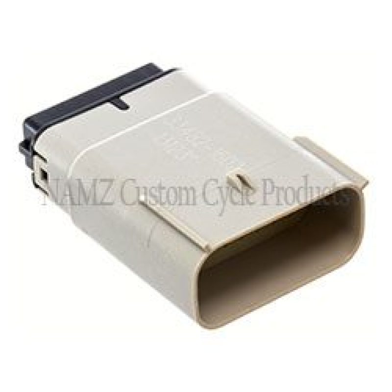 NAMZ 07-23 V-Twin Glide Left Handlebar Ctrl Molex MX-150 16-Pos Male Connector - Gray(HD 72492-07GY)