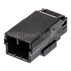 NAMZ AMP Multilock 3-Position Male Wire Cap Housing (HD 73103-96BK)