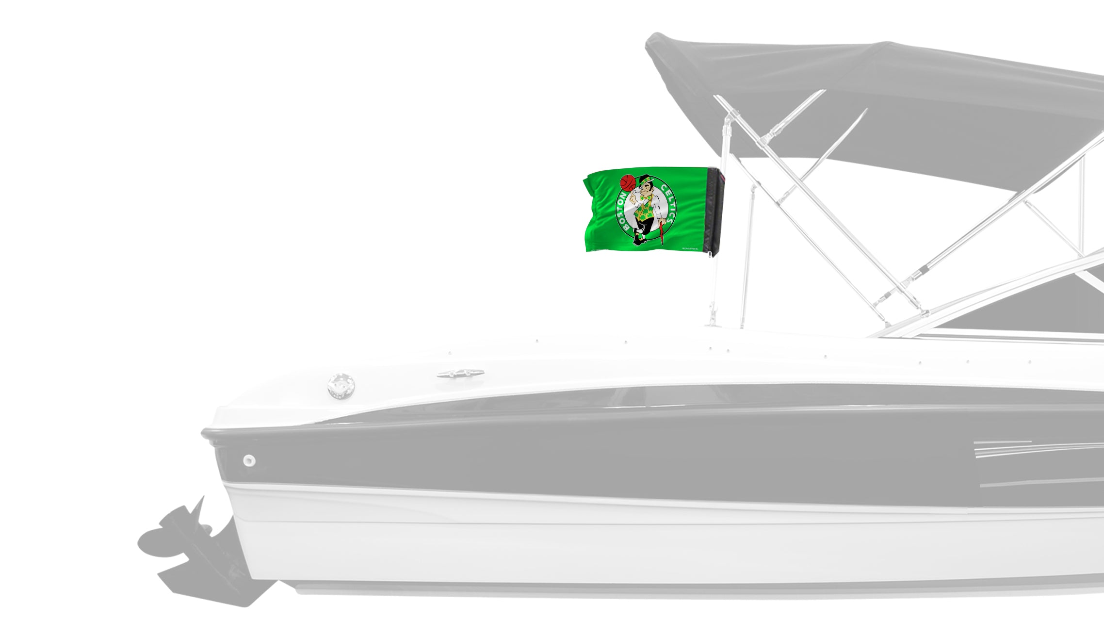 Boston Celtics 11"x17" Forever Wave Flag for Boats
