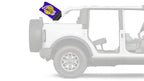 Los Angeles Lakers 11"x17" Forever Wave Flag for Bronco