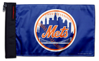 New York Mets 11"x17" Forever Wave Flag for Jeep Wrangler CJ-7 and CJ-8 1976-1986