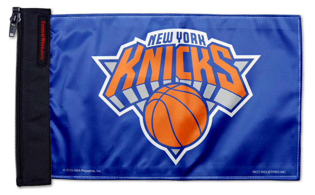 New York Knicks 11"x17" Forever Wave Flag for Bronco
