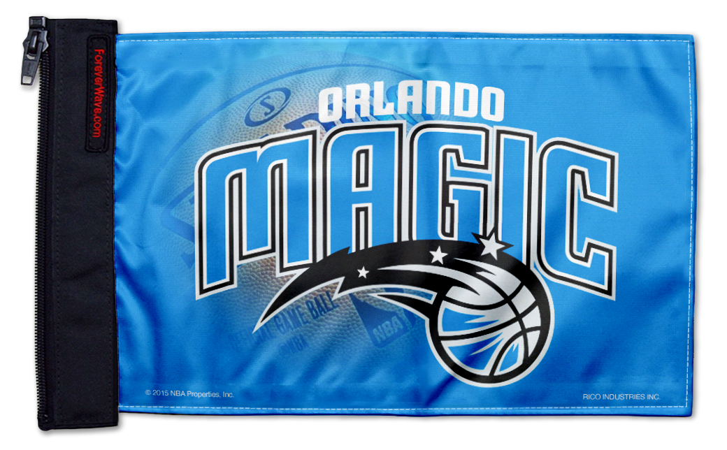 Orlando Magic 11"x17" Forever Wave Flag for Bronco