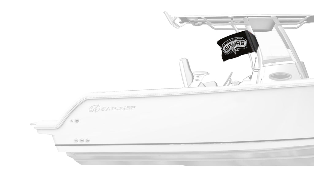 San Antonio Spurs 11"x17" Forever Wave Flag for Boats