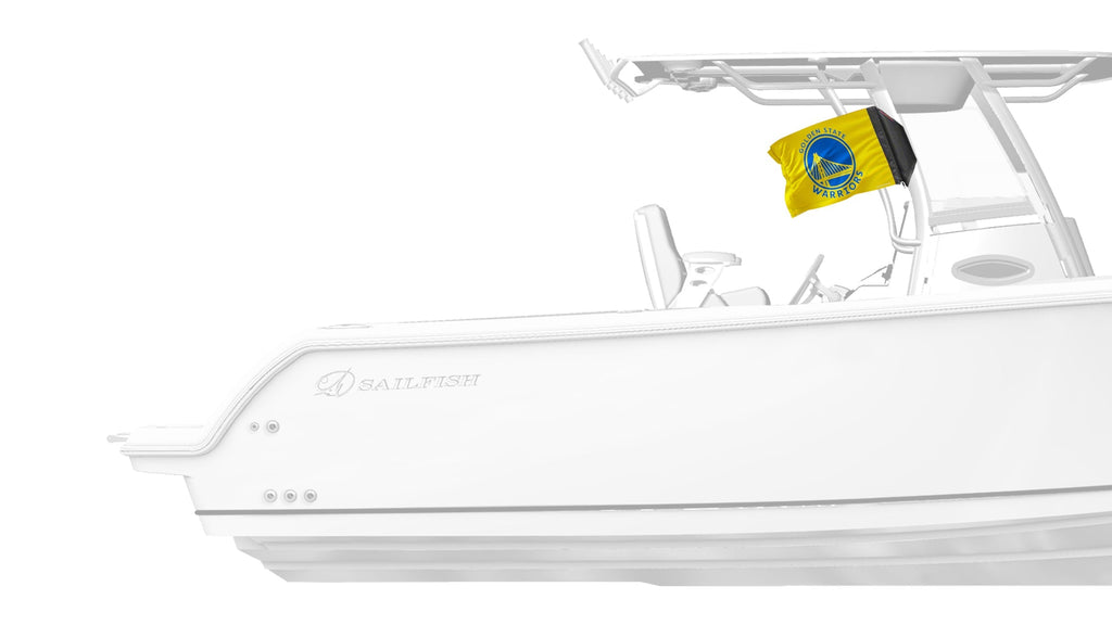 Golden State Warriors 11"x17" Forever Wave Flag for Boats