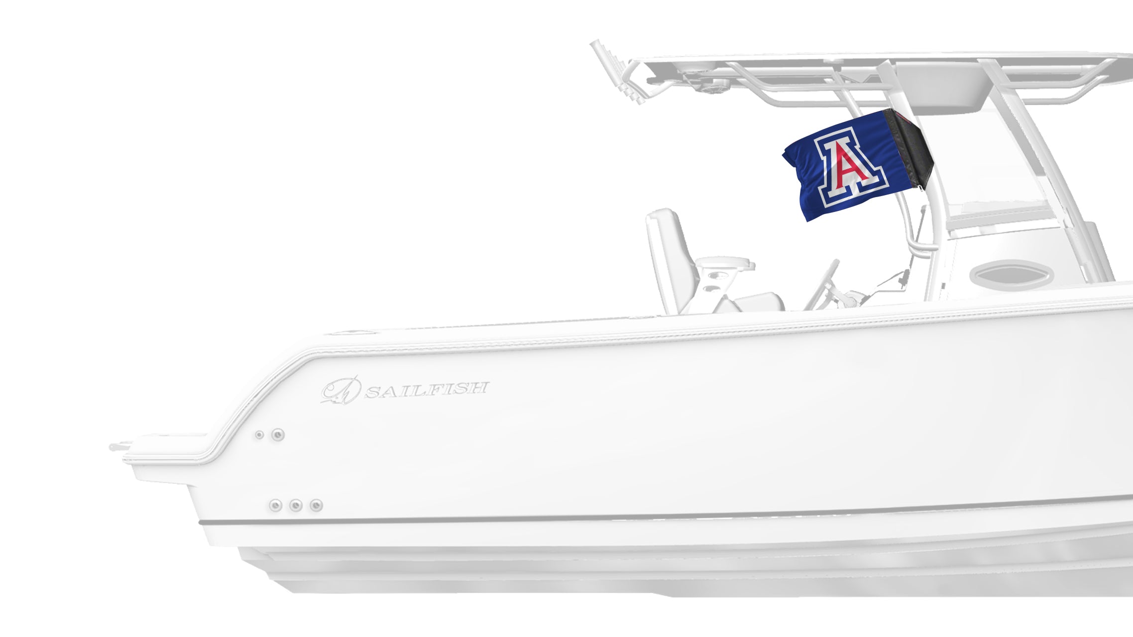 Arizona 11"x17" Forever Wave Flag for Boats