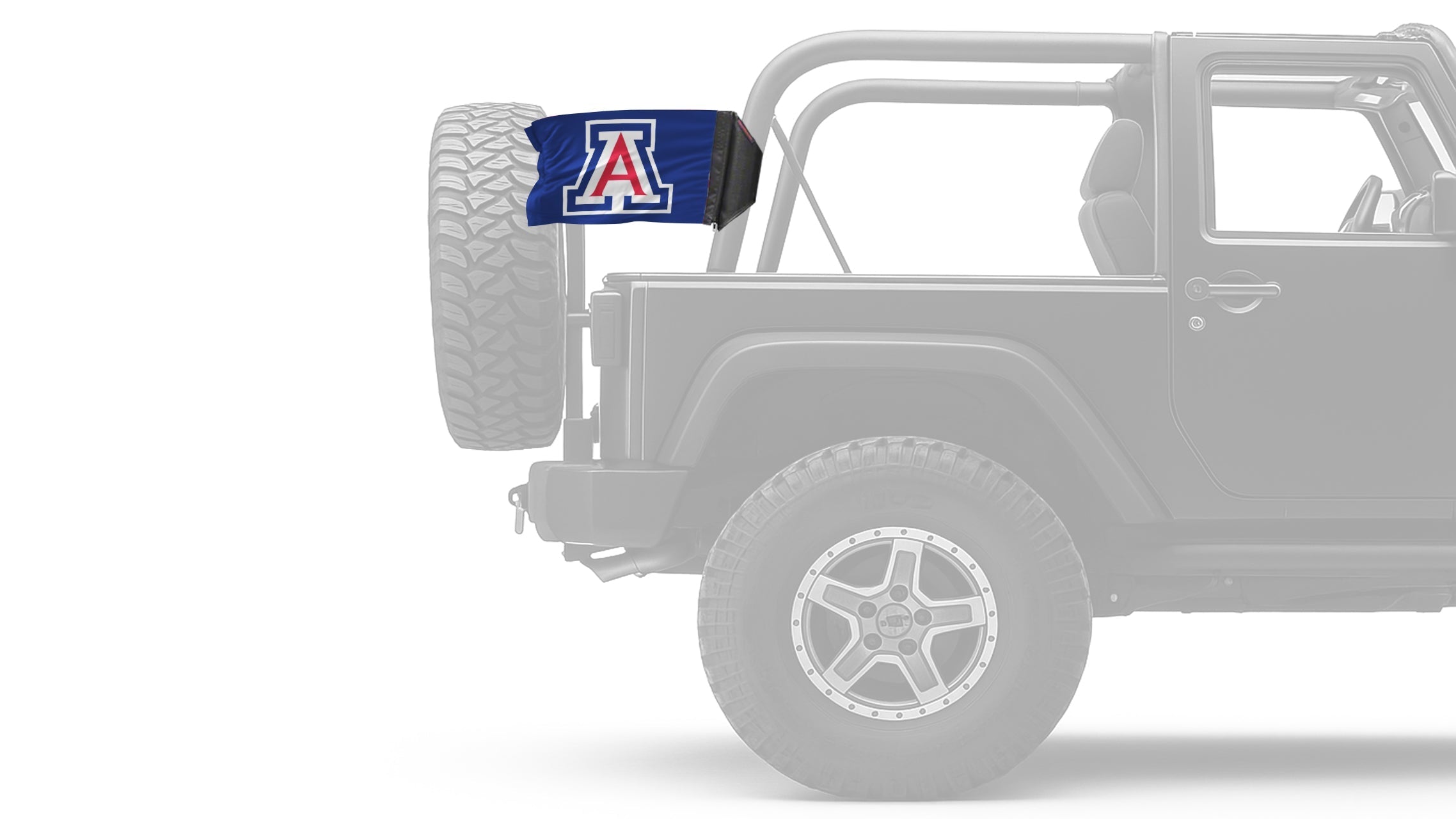 Arizona 11"x17" Forever Wave Flag for Jeep Wrangler JL 2-Door 2018-Present