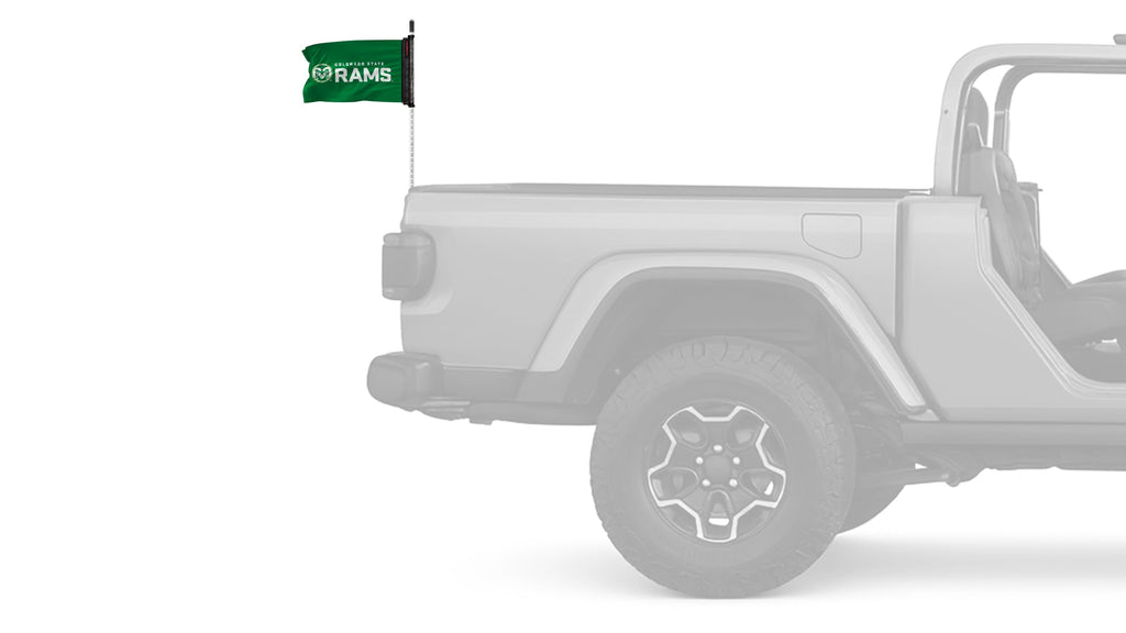 Colorado State 11"x17" Forever Wave Flag for Jeep Wrangler TJ 1996-2006