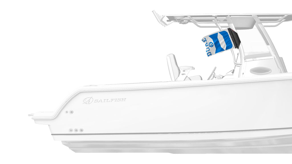 Duke 11"x17" Forever Wave Flag for Boats