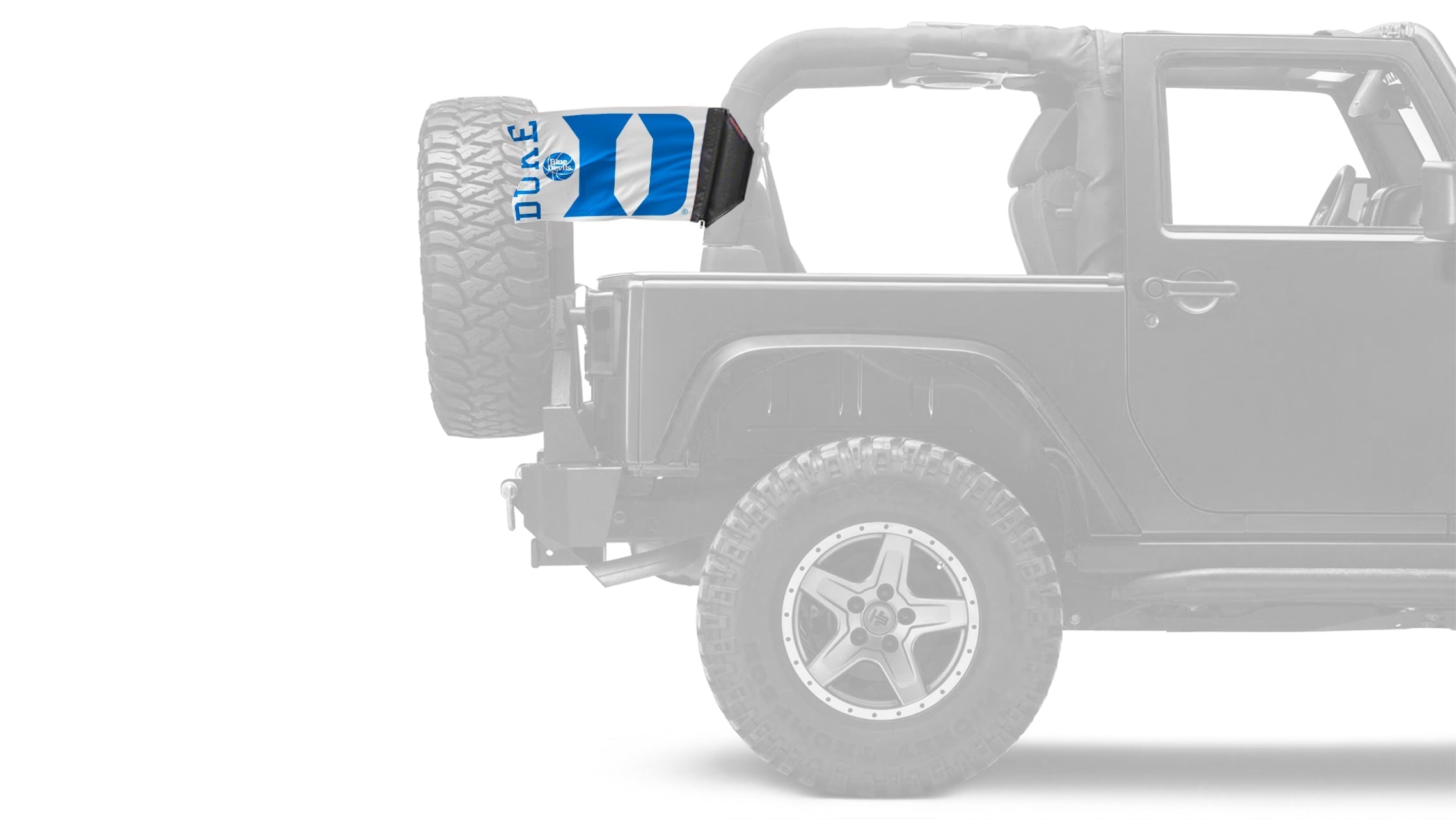 Duke 11"x17" Forever Wave Flag for Jeep Wrangler YJ 1986-1995