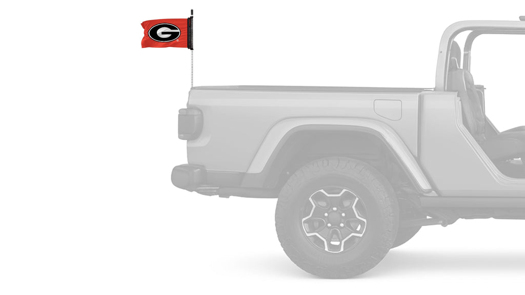 Georgia 11"x17" Forever Wave Flag for Jeep Wrangler YJ 1986-1995