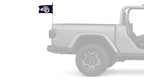 Gonzaga 11"x17" Forever Wave Flag for Jeep Wrangler YJ 1986-1995