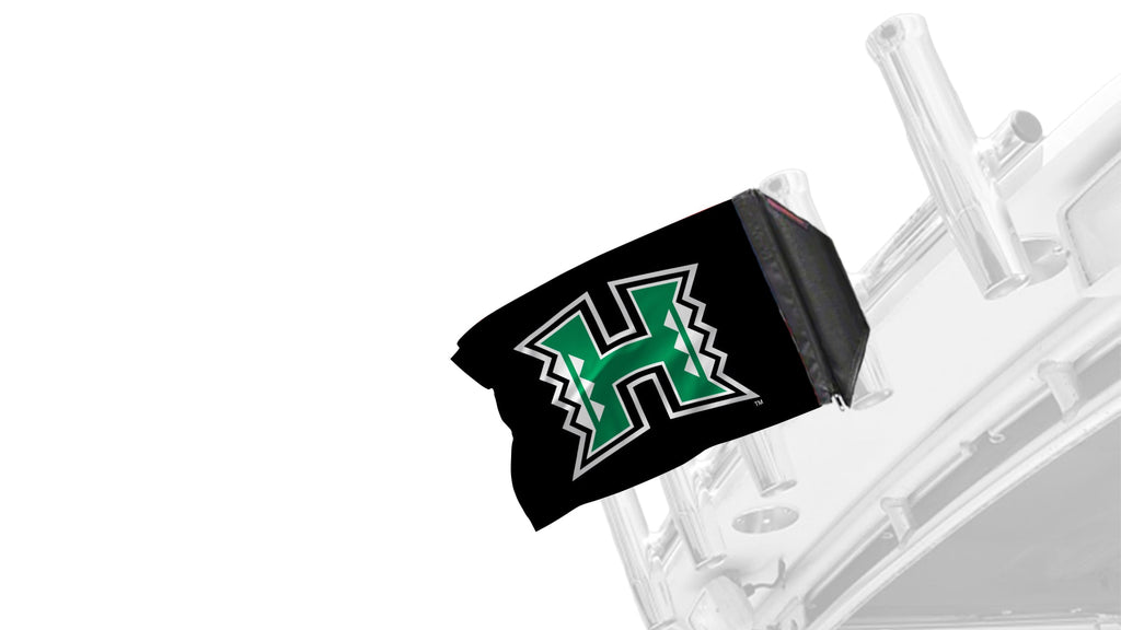 Hawaii Warriors 11"x17" Forever Wave Flag for Boats