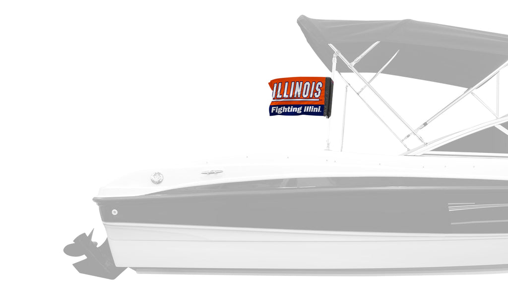 Illinois 11"x17" Forever Wave Flag