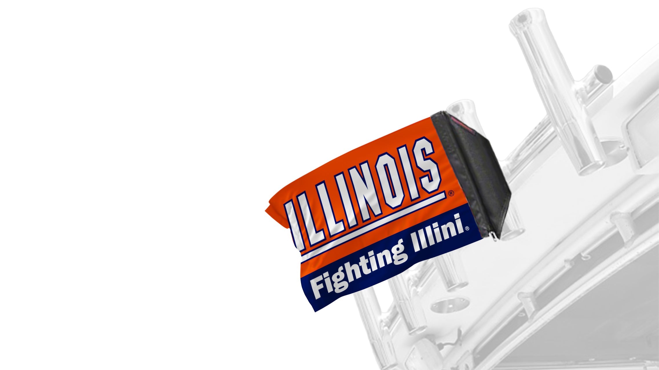 Illinois 11"x17" Forever Wave Flag
