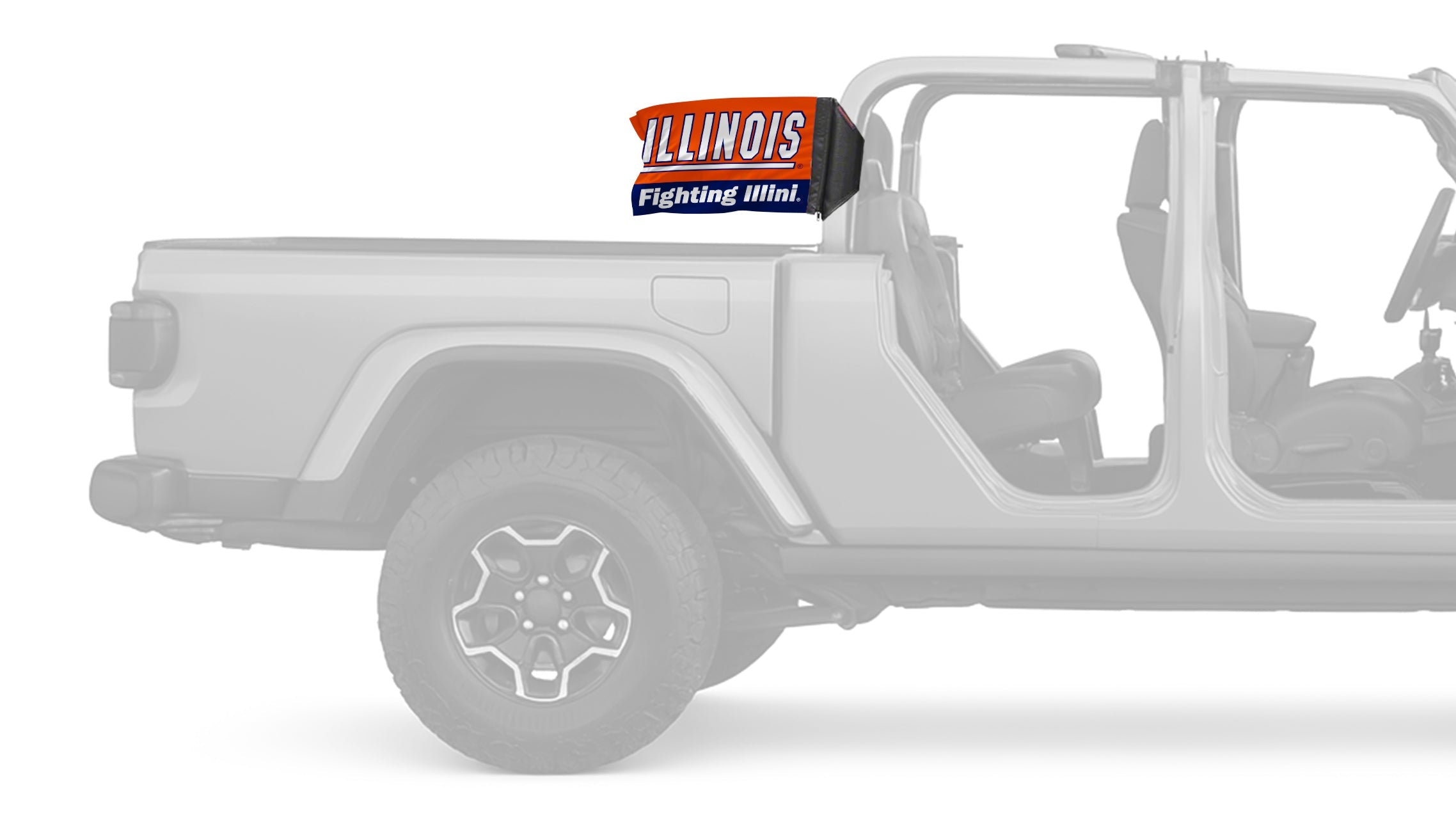 Illinois 11"x17" Forever Wave Flag