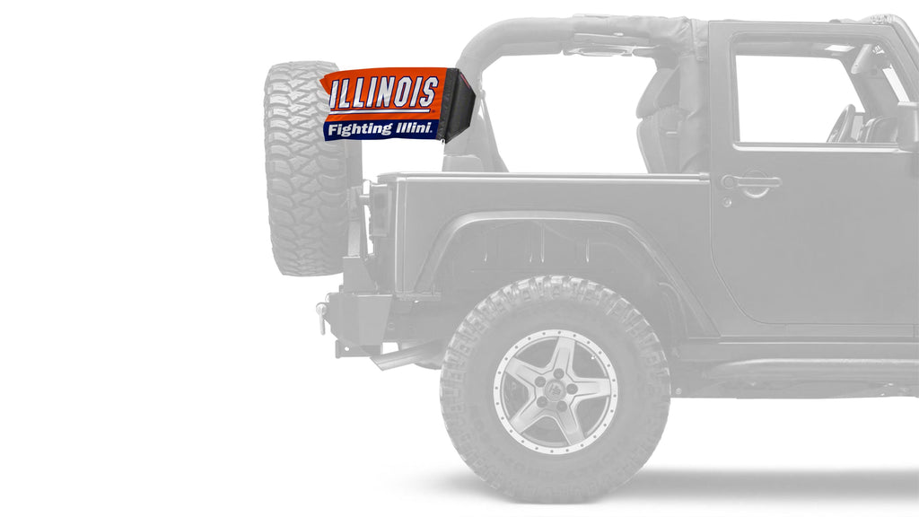 Illinois 11"x17" Forever Wave Flag