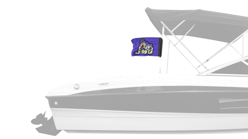 James Madison University 11"x17" Forever Wave Flag for Boats