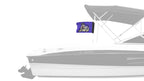 James Madison University 11"x17" Forever Wave Flag for Boats