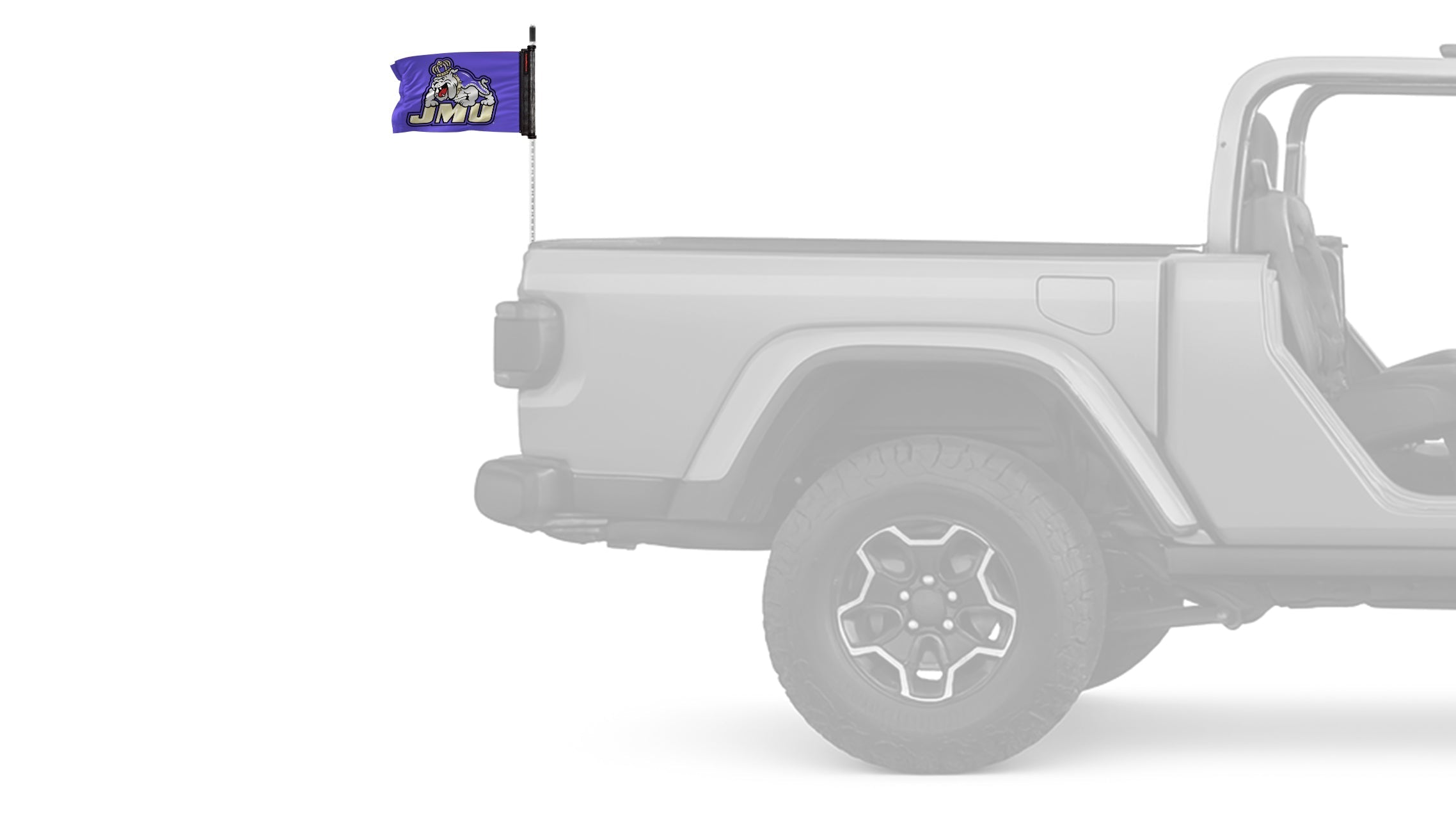 James Madison University 11"x17" Forever Wave Flag for Bronco