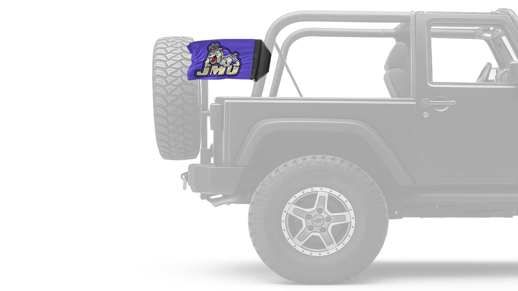 James Madison University 11"x17" Forever Wave Flag for Jeep Wrangler YJ 1986-1995