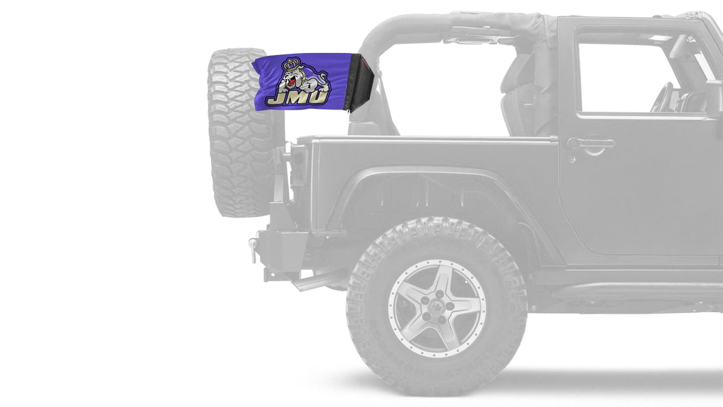 James Madison University 11"x17" Forever Wave Flag for Jeep Wrangler JLU 4-Door 2018-Present