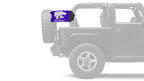 Kansas State 11"x17" Forever Wave Flag for Jeep Wrangler JLU 4-Door 2018-Present