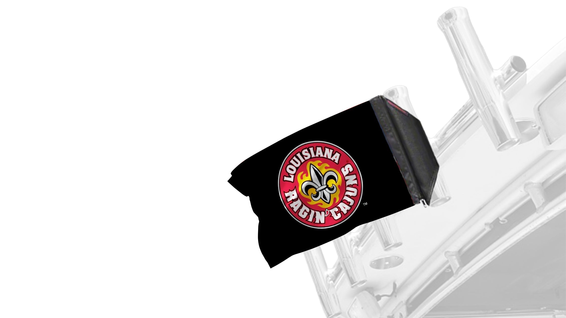 Louisiana Lafayette 11"x17" Forever Wave Flag for Boats