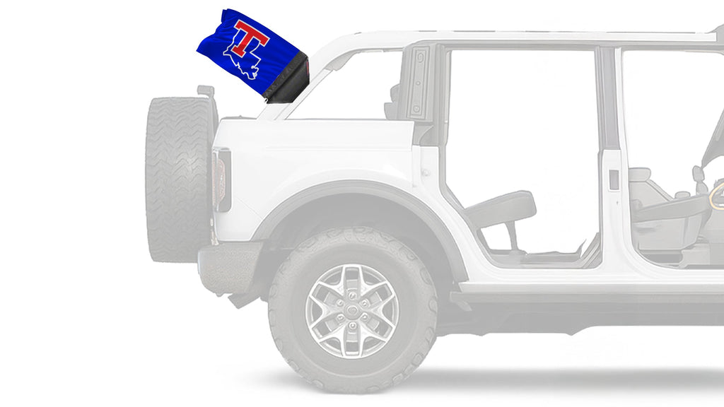 Louisiana Tech 11"x17" Forever Wave Flag for Bronco