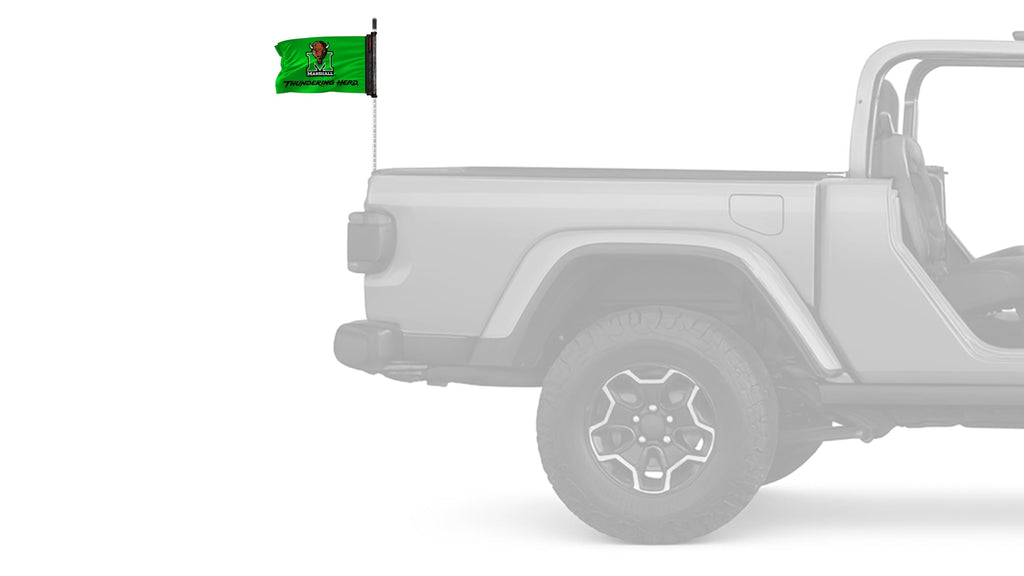 Marshall 11"x17" Forever Wave Flag for Jeep Wrangler LJ 2003-2006