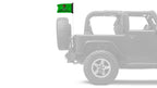 Marshall 11"x17" Forever Wave Flag for Jeep Wrangler JLU 4-Door 2018-Present