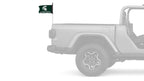 Michigan State 11"x17" Forever Wave Flag for Jeep Wrangler CJ-7 and CJ-8 1976-1986