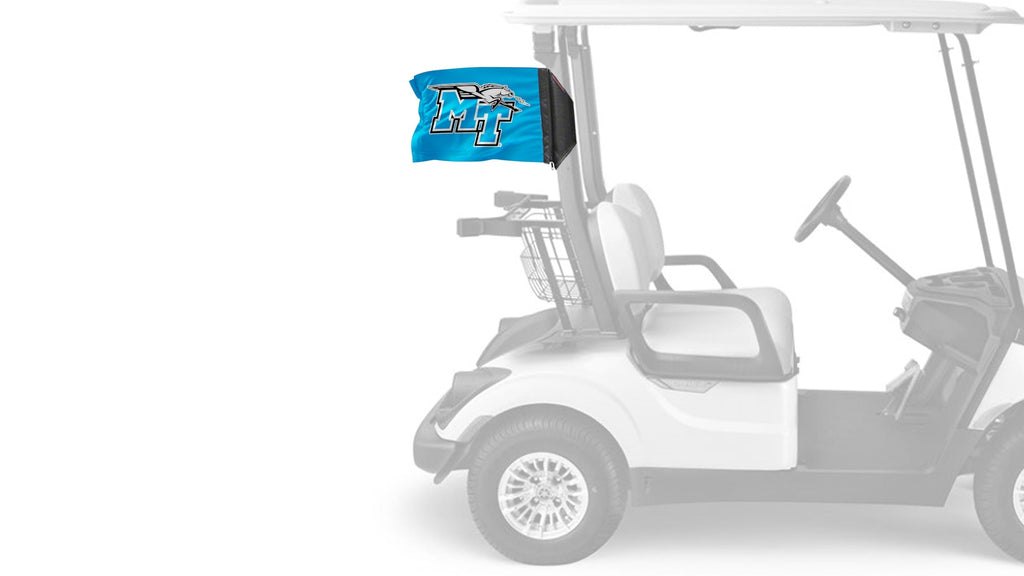 Middle Tennessee State 11"x17" Forever Wave Flag for Golf Carts