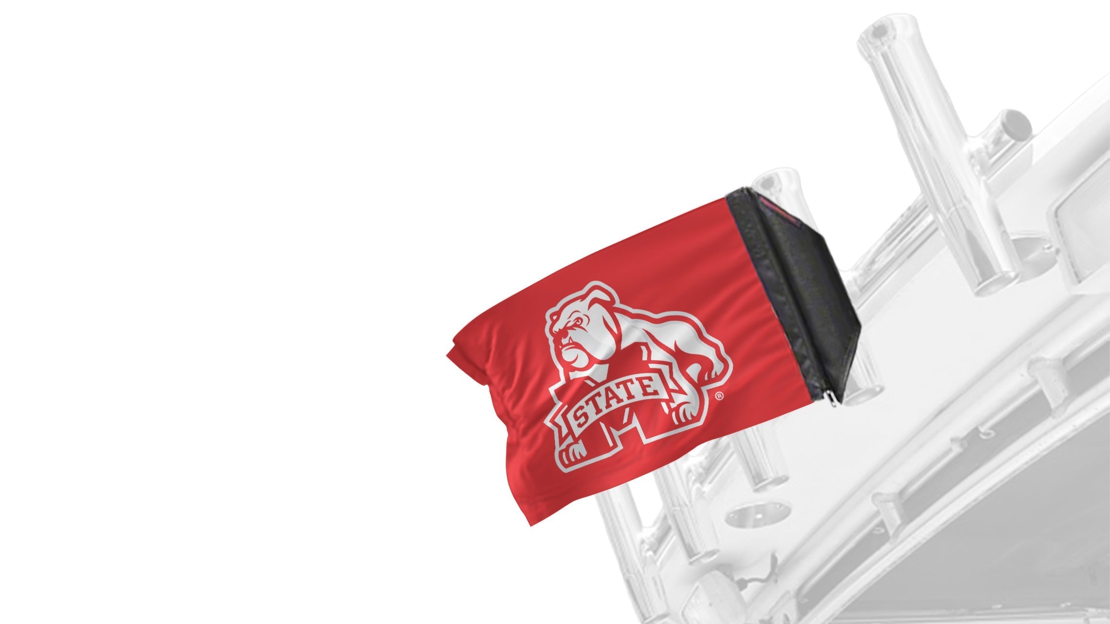 Mississippi State 11"x17" Forever Wave Flag for Boats