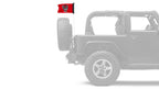 North Carolina State 11"x17" Forever Wave Flag for Jeep Wrangler CJ-7 and CJ-8 1976-1986
