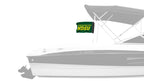 North Dakota State 11"x17" Forever Wave Flag for Boats