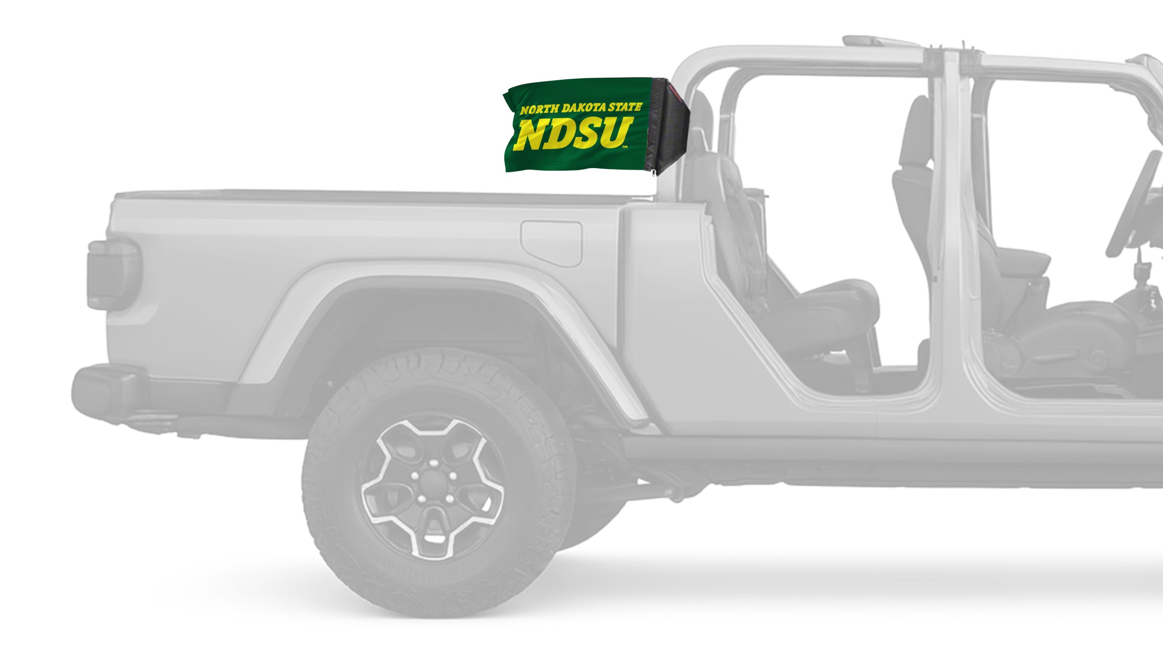 North Dakota State 11"x17" Forever Wave Flag
