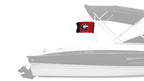 Northern Illinois 11"x17" Forever Wave Flag for Boats
