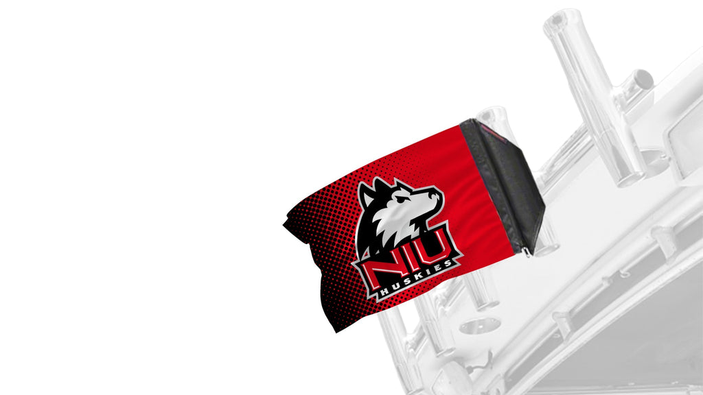 Northern Illinois 11"x17" Forever Wave Flag for Boats