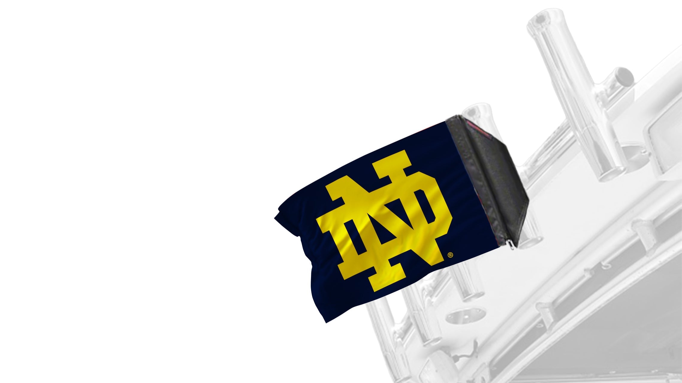 Notre Dame 11"x17" Forever Wave Flag
