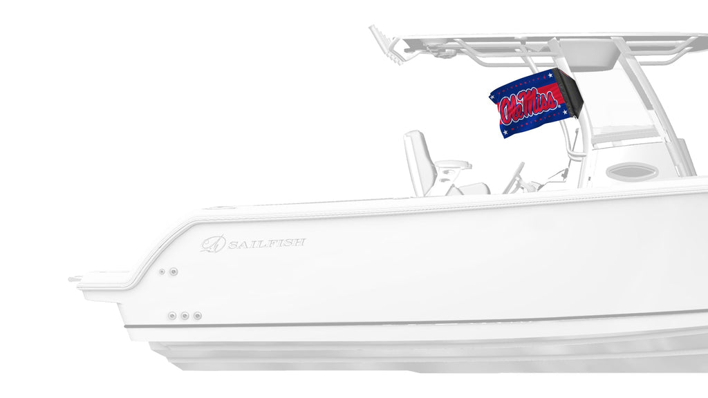 Mississippi 11"x17" Forever Wave Flag for Boats