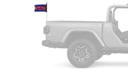 Mississippi 11"x17" Forever Wave Flag for Jeep Wrangler JL 2-Door 2018-Present
