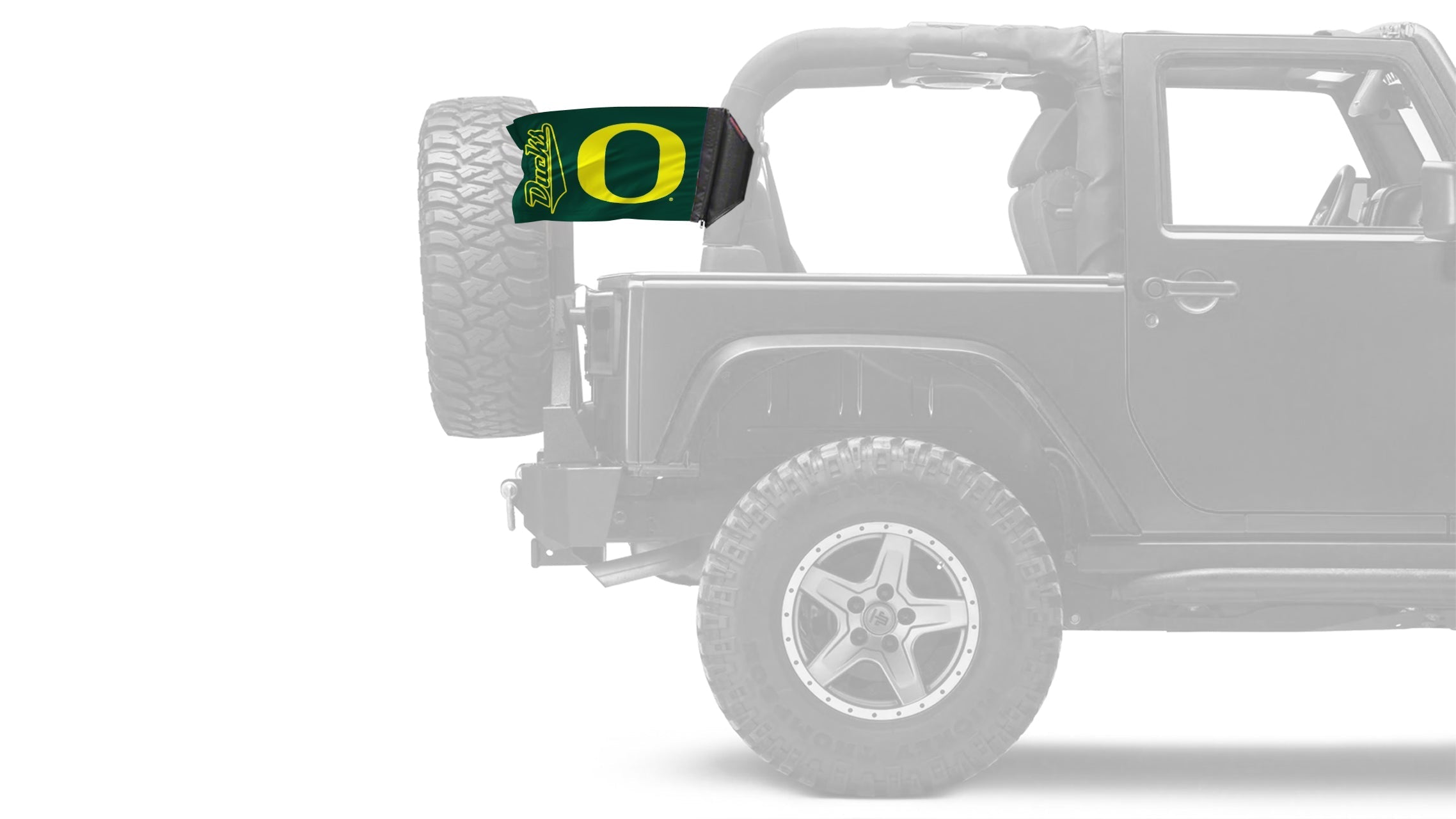 Oregon 11"x17" Forever Wave Flag for Jeep Wrangler YJ 1986-1995