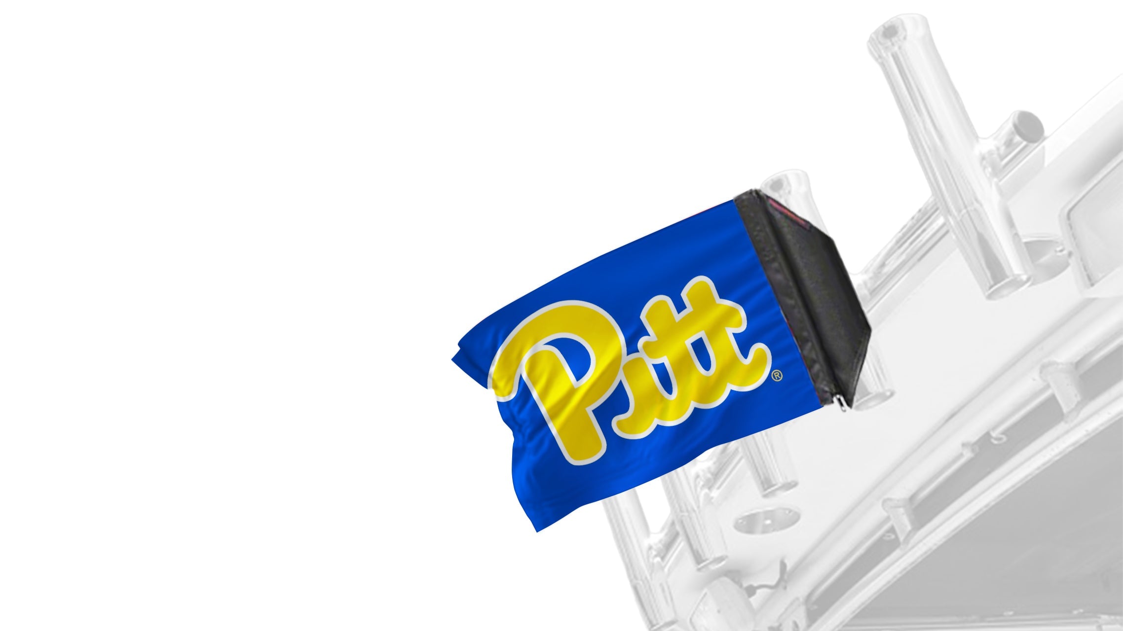 Pittsburgh PITT 11"x17" Forever Wave Flag