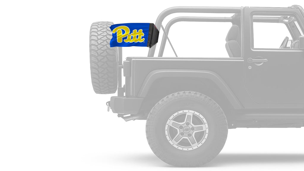 Pittsburgh PITT 11"x17" Forever Wave Flag for Jeep Wrangler LJ 2003-2006