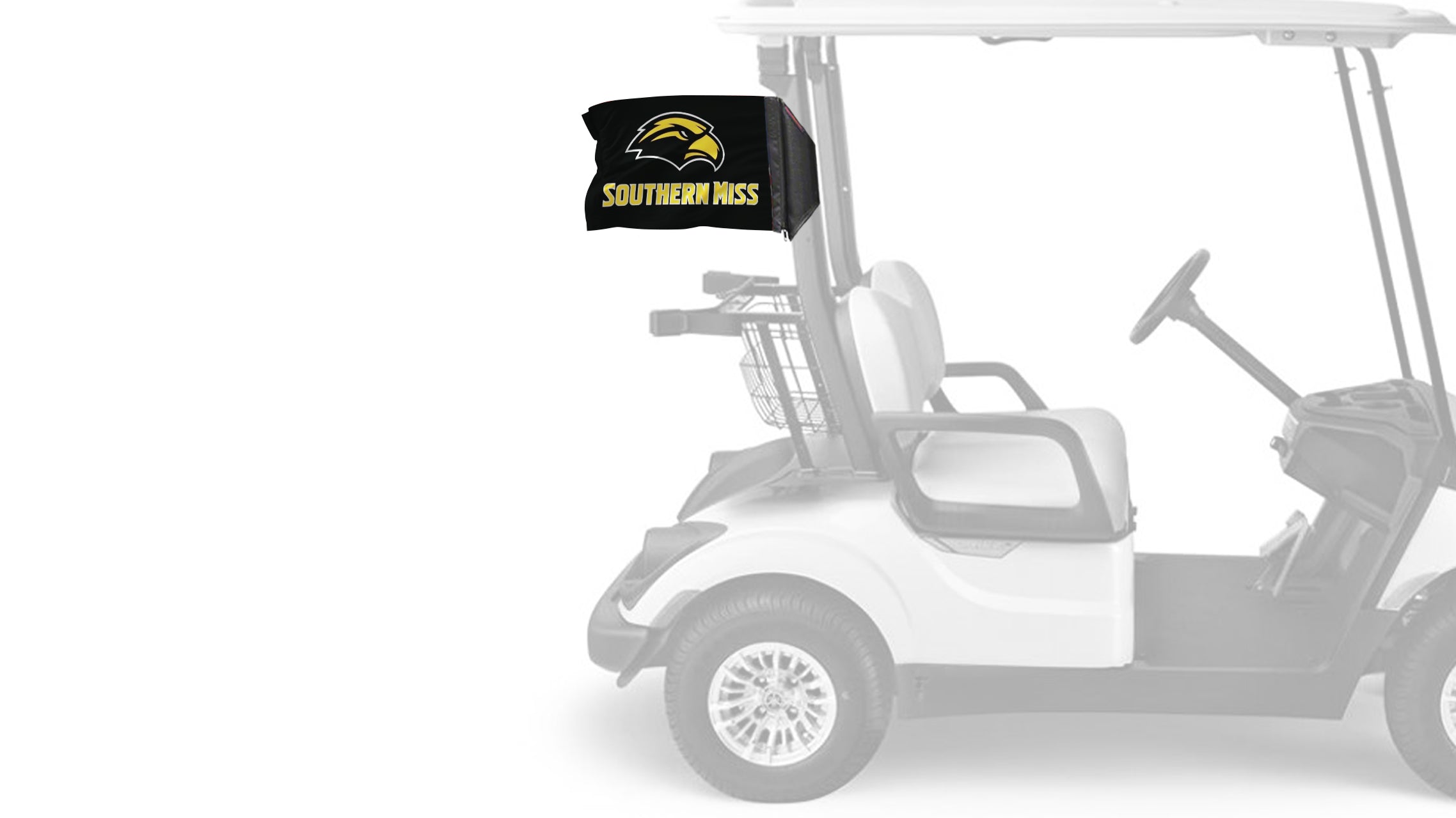 Southern Miss 11"x17" Forever Wave Flag for Golf Carts