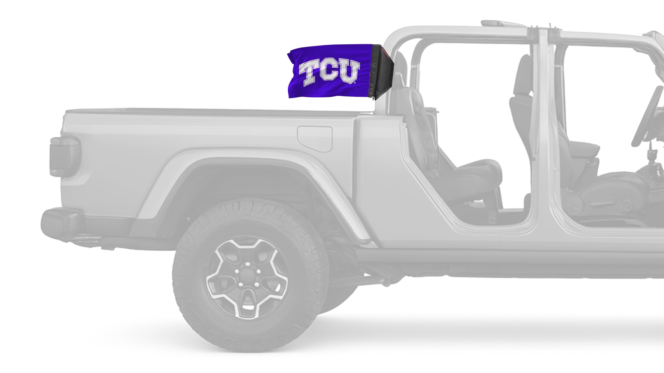TCU 11"x17" Forever Wave Flag