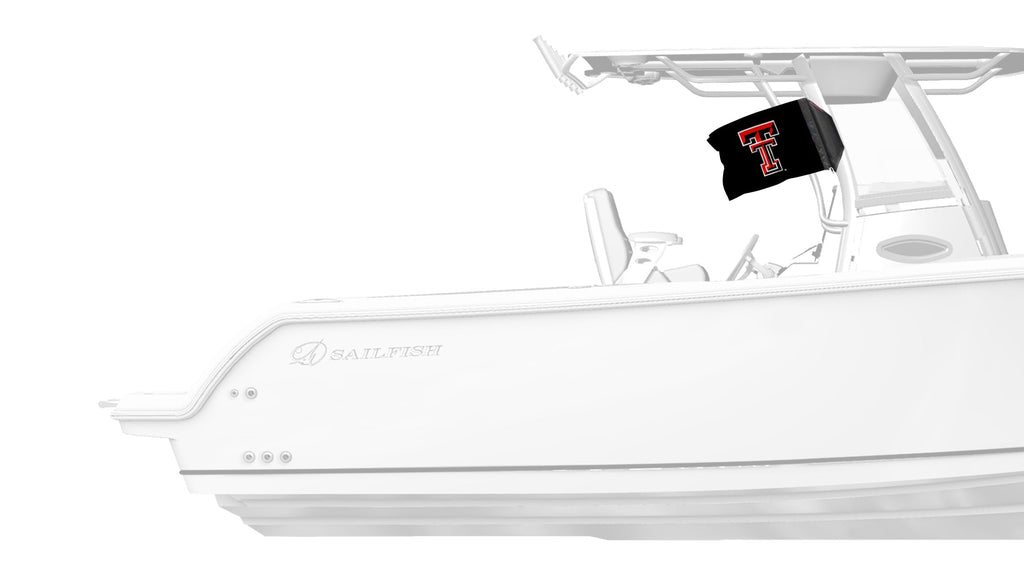 Texas Tech 11"x17" Forever Wave Flag for Boats