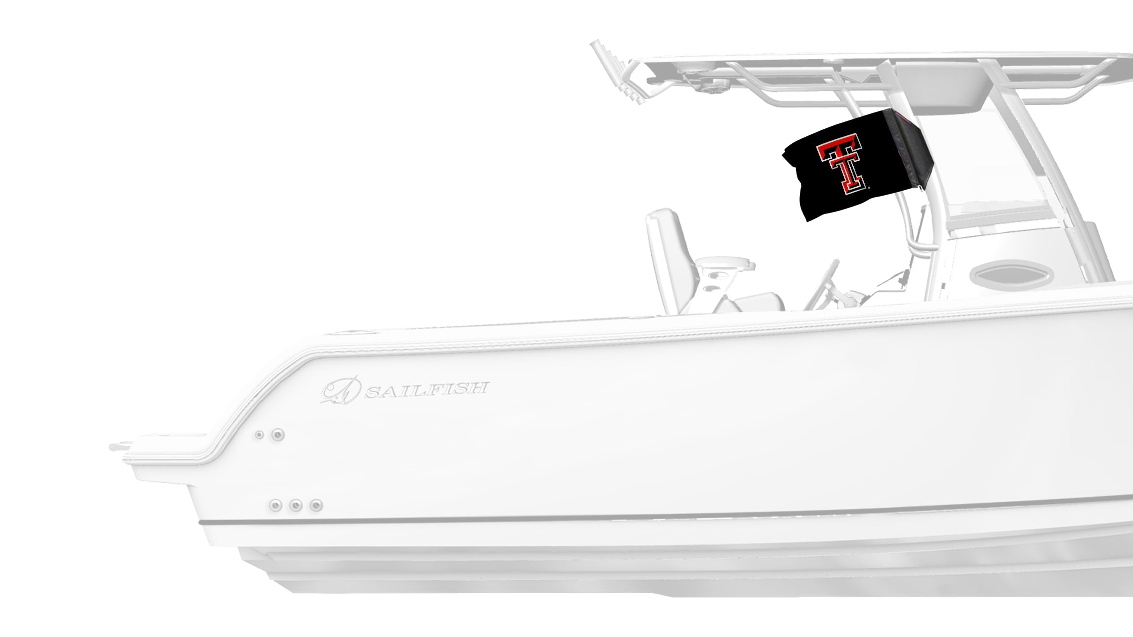 Texas Tech 11"x17" Forever Wave Flag for Boats