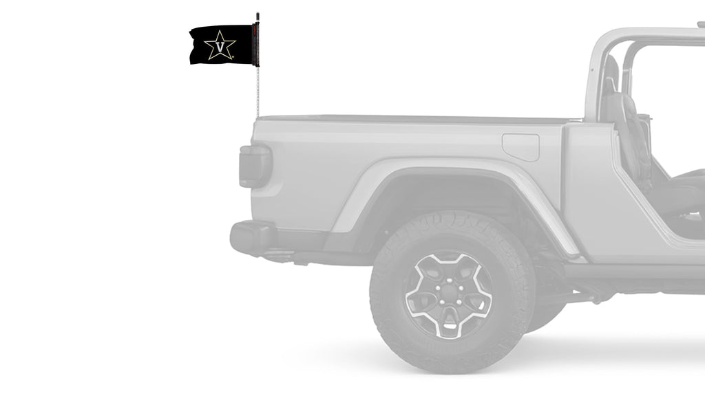 Vanderbilt 11"x17" Forever Wave Flag for Jeep Wrangler JL 2-Door 2018-Present